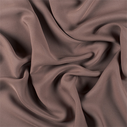 Dark Taupe Silk Double Georgette