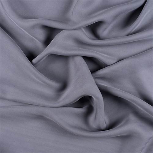 Gray Silk Double Georgette
