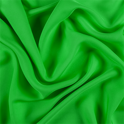 Green Silk Double Georgette