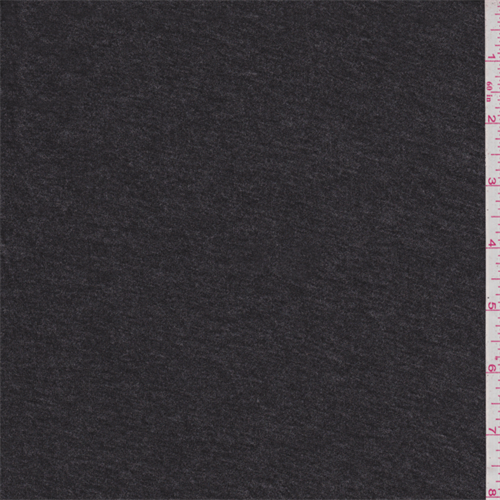 Black Heather Jersey Knit