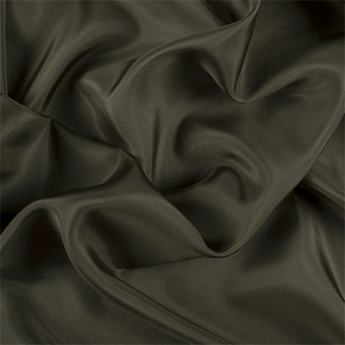 Moss Green Silk Habotai