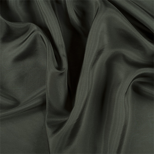 Olive Green Silk Habotai
