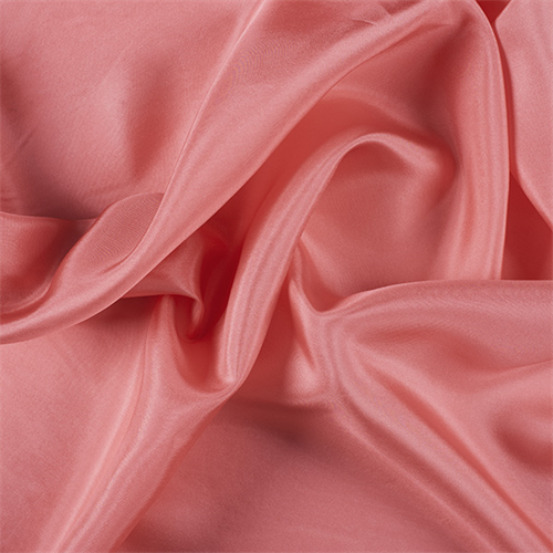 Coral Silk Habotai