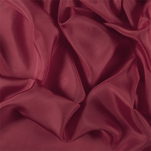 Bright Red Silk Habotai