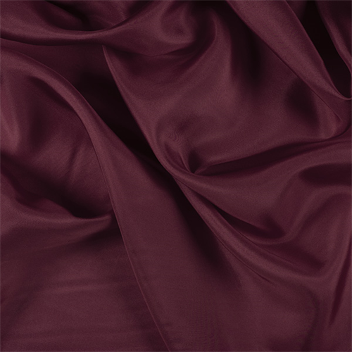 Dark Red Silk Habotai