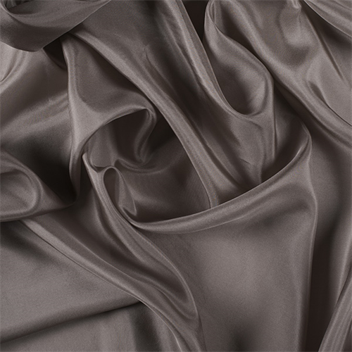 Taupe Silk Habotai