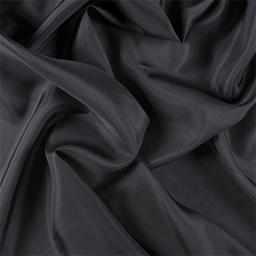 Dark Gray Silk Habotai