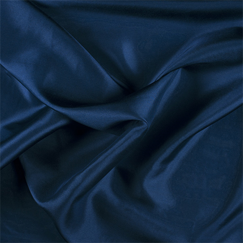 Midnight Navy Silk Habotai