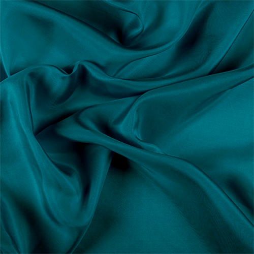 Teal Silk Habotai