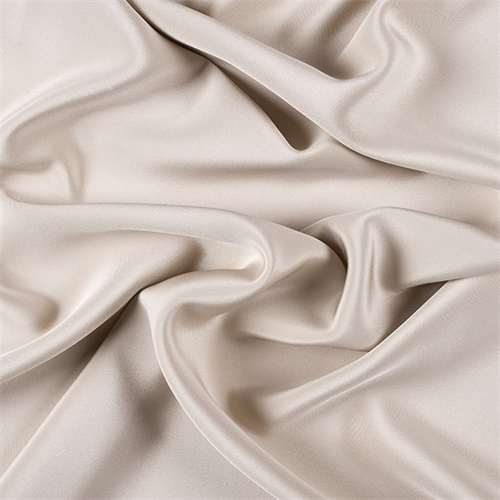 Beige 4 Ply Silk Crepe
