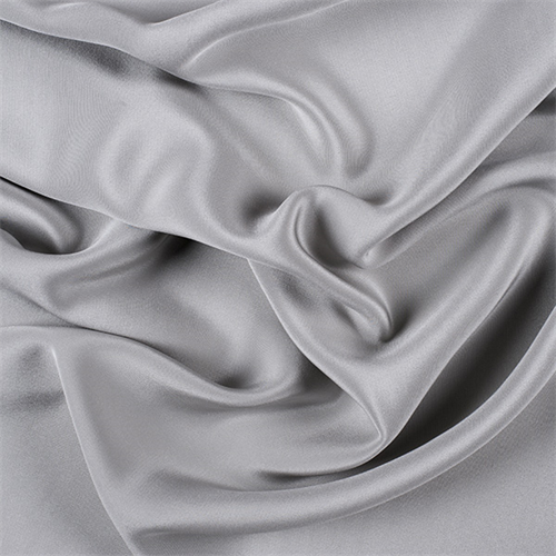Light Gray 4 Ply Silk Crepe