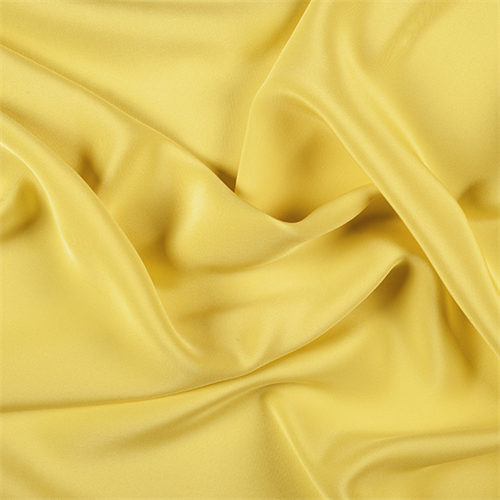 Bright Yellow 4 Ply Silk Crepe