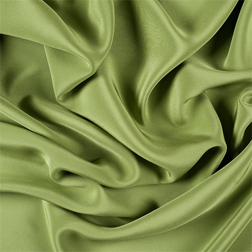 Apple Green 4 Ply Silk Crepe