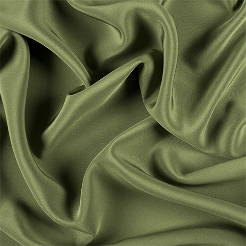 Grass Green 4 Ply Silk Crepe