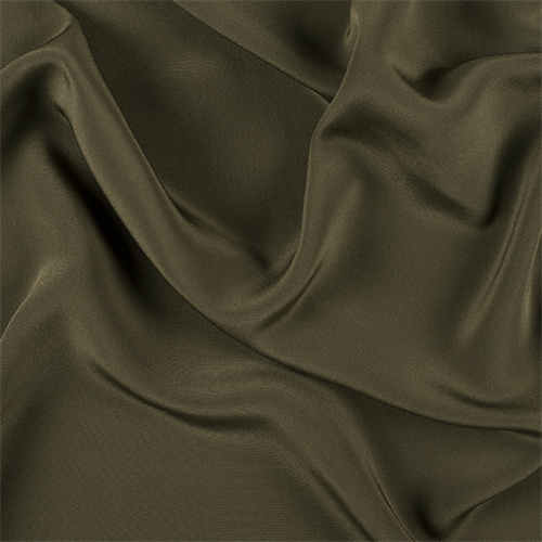 Moss Green 4 Ply Silk Crepe