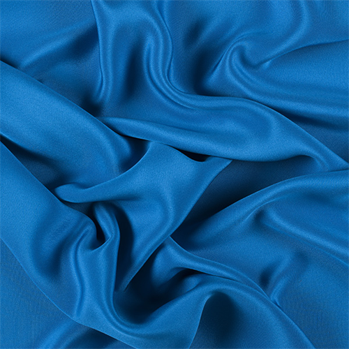 Bright Blue 4 Ply Silk Crepe