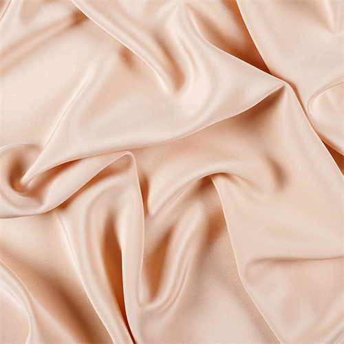 Peach 4 Ply Silk Crepe