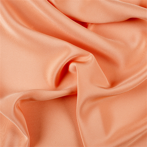 Light Orange 4 Ply Silk Crepe