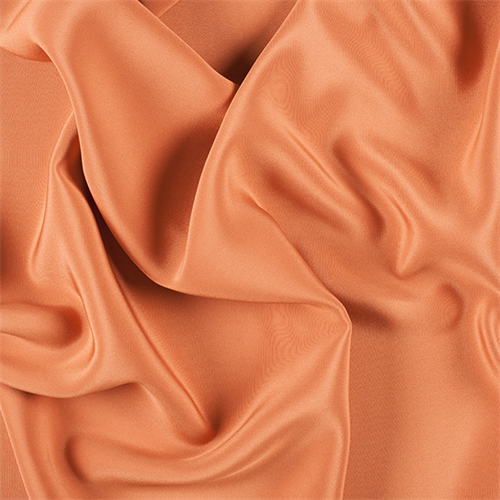 Orange 4 Ply Silk Crepe