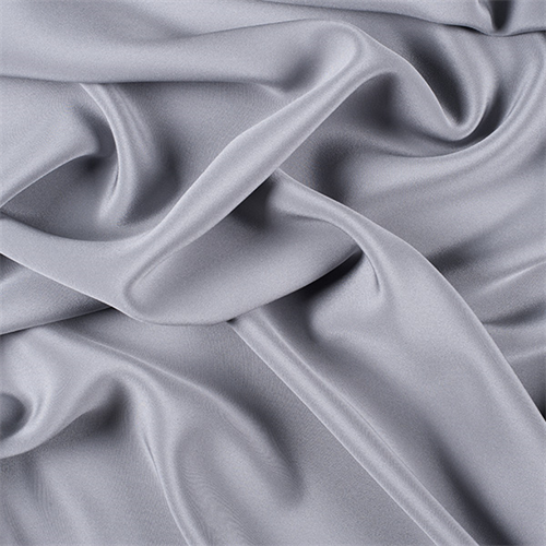 Silver Gray 4 Ply Silk Crepe