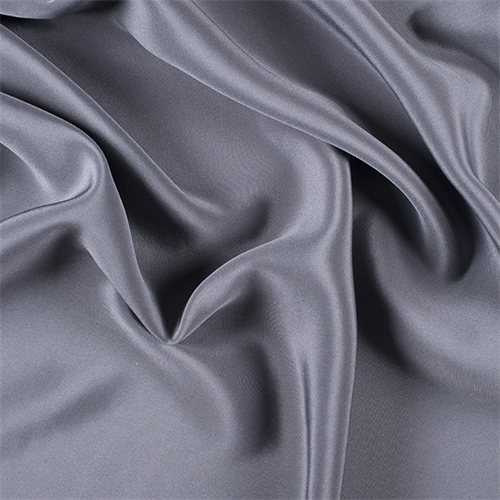 Gray 4 Ply Silk Crepe