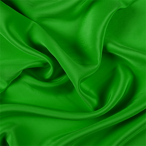 Green 4 Ply Silk Crepe