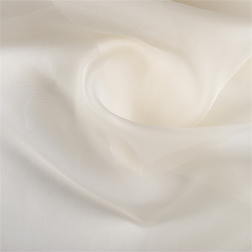 Eggshell Silk Organza
