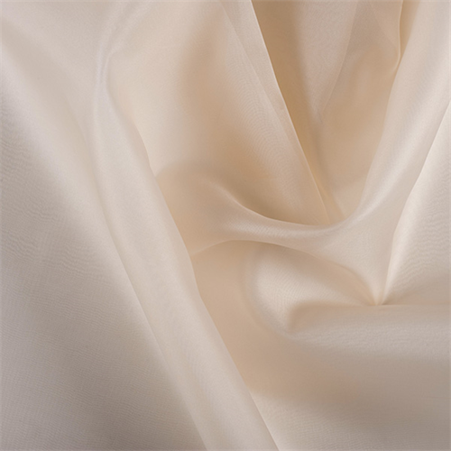 Cream Silk Organza