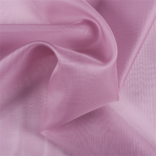 Rose Silk Organza
