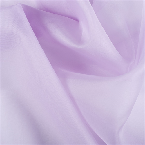 Lilac Silk Organza