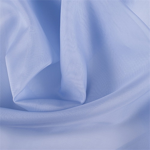 Sky Blue Silk Organza