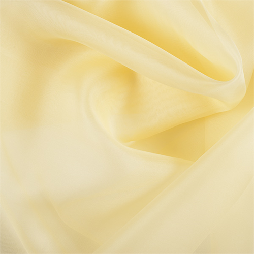 Yellow Silk Organza