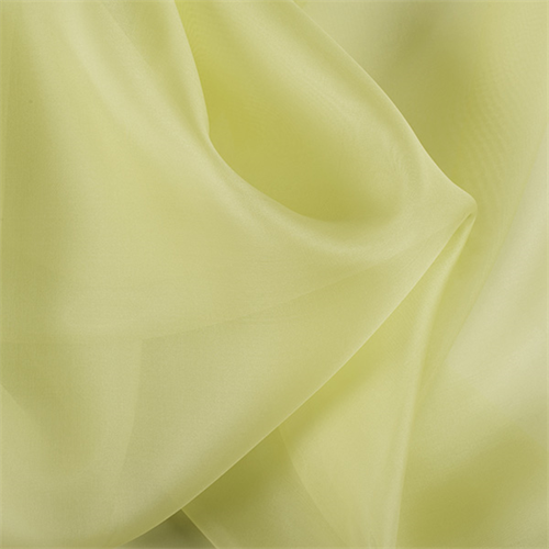 Light Lime Silk Organza