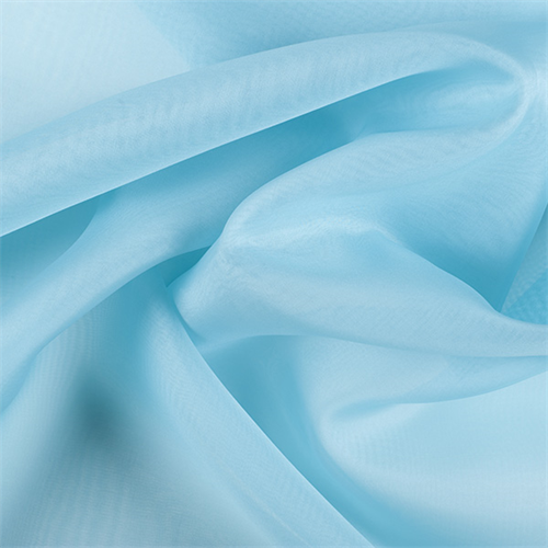 Aqua Silk Organza