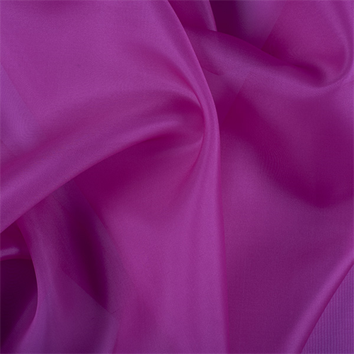 Magenta Silk Organza