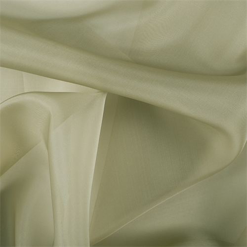 Avocado Silk Organza