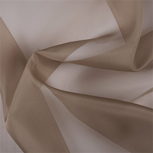 Mocha Silk Organza