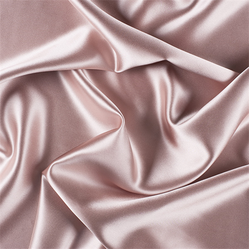 Nude Silk Crepe Back Satin