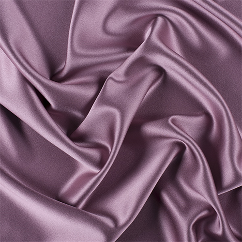 Mauve Silk Crepe Back Satin