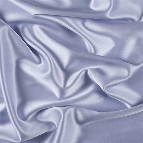 Light Blue Silk Crepe Back Satin