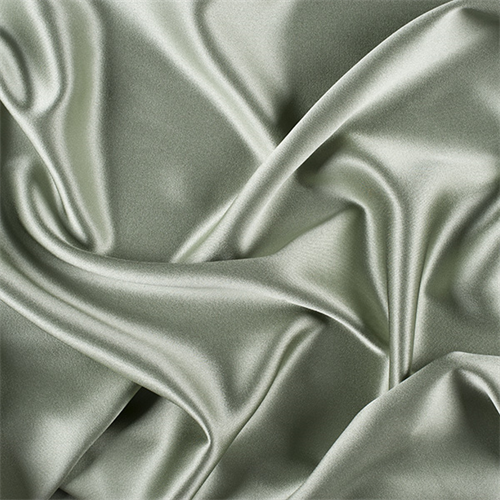 Dark Sage Silk Crepe Back Satin