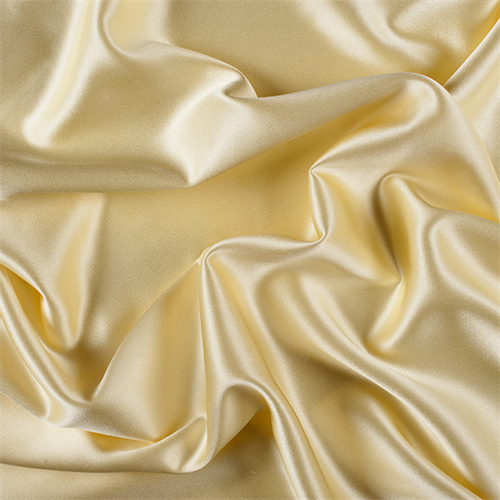 Yellow Silk Crepe Back Satin