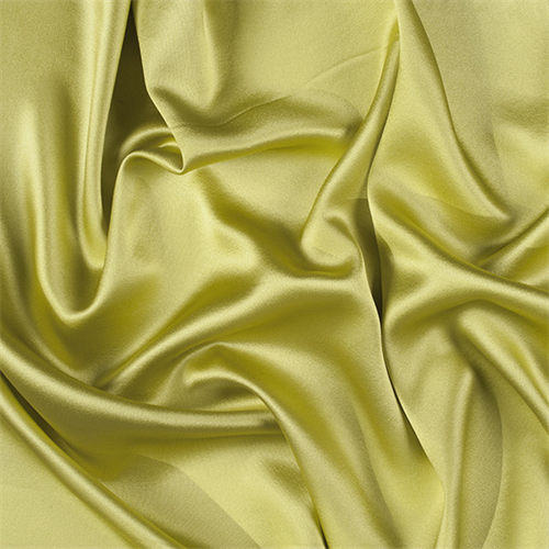 Chartreuse Silk Crepe Back Satin