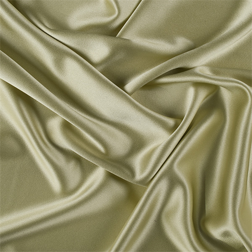 Peridot Silk Crepe Back Satin