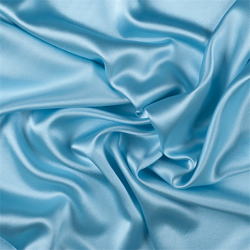 Aqua Silk Crepe Back Satin