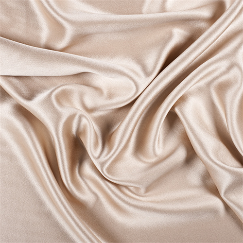 Camel Silk Crepe Back Satin