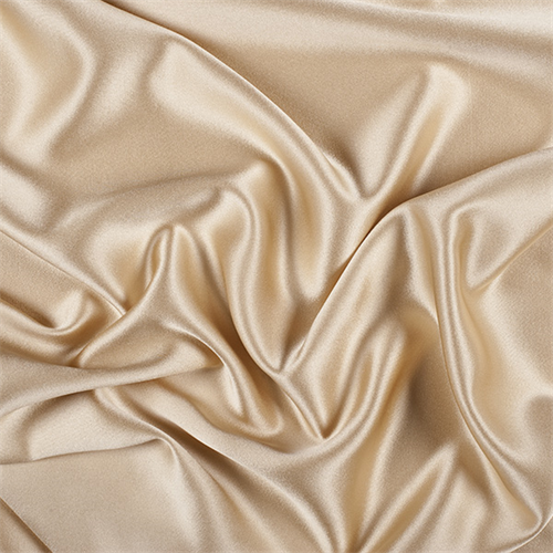 Gold Silk Crepe Back Satin