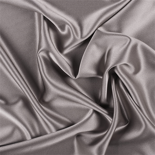 Taupe Silk Crepe Back Satin