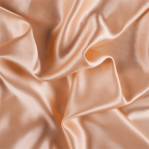Peach Stretch Silk Charmeuse