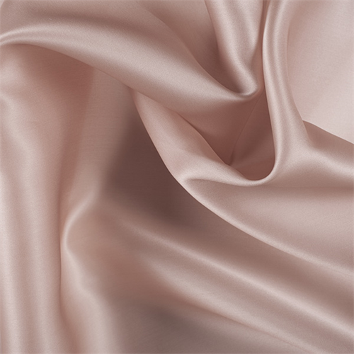 Nude Silk Satin Organza